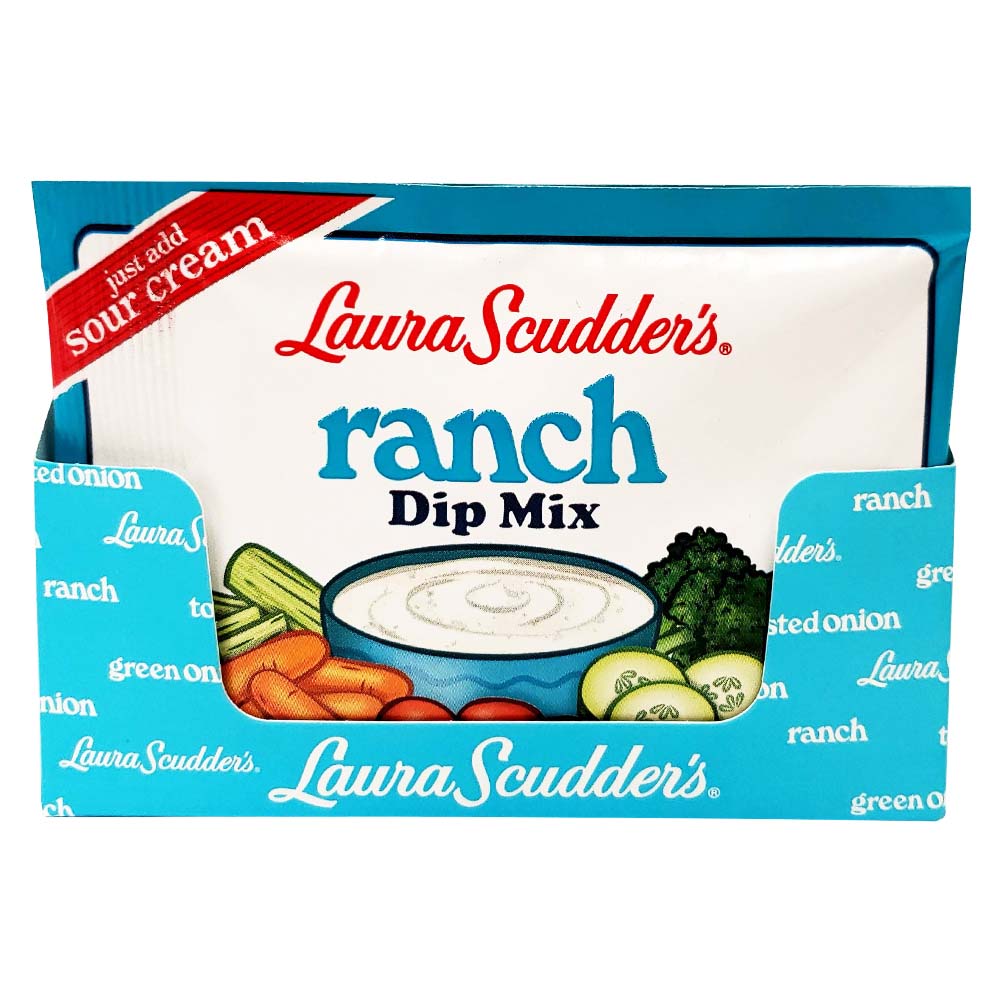 Laura Scudder's Green Onion & Ranch Dip Mixes (Pack of 12)