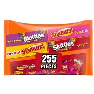 Starburst & Skittles Candies Variety Packs (255pc)