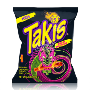 Takis DRAGON SWEET CHILI 3.25oz 20ct (24 Feb 2025)