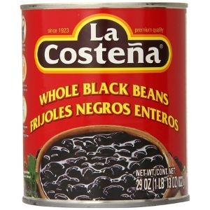 La Costena Whole Black Beans 1.13kg  (Dated June 24)