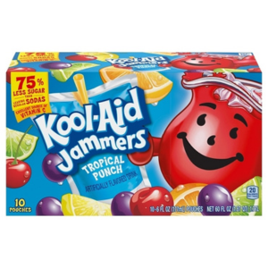 Kool Aid Jammers TROPICAL PUNCH 4/10ct