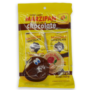 De La Rosa Mazapan CHOCOLATE Covered Candy 4pc (Dated July 24)