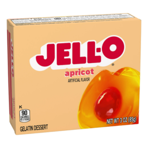 Jell-O APRICOT Gelatin Mix 85g (3oz)