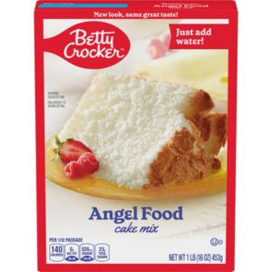 Betty Crocker ANGEL FOOD Cake Mix (Just add water) 16oz