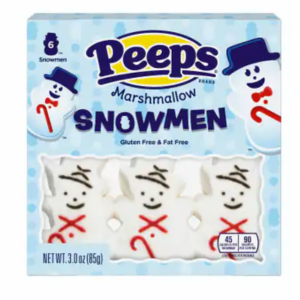 PEEPS -3ct Marshmallow SNOWMEN