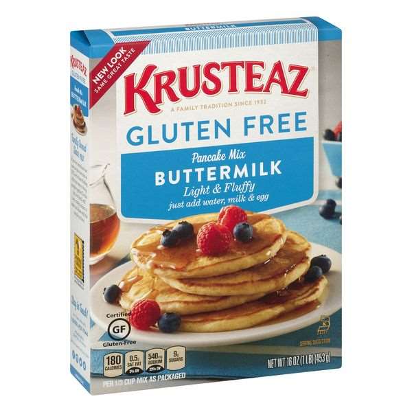 Krusteaz Gluten Free Pancake Mix 453g (Dated july 23)