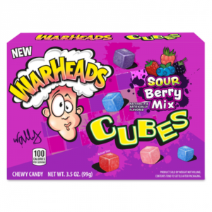 Warheads Berry Cubes Theatre Box