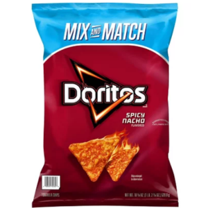 American Doritos SPICY NACHO  (18.38oz) 521g Party Size Bag