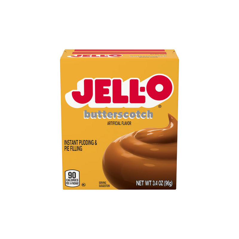 Jell-O Butterscotch instant Pudding Mix 3.4oz (96g)