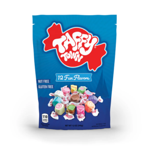 Taffy Town 12oz Pouch Bag - FUN FAVOURS Salt Water Taffy