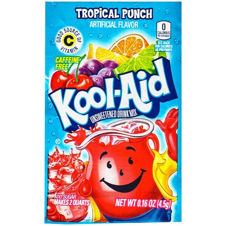 Kool Aid 2Qrt Tropical Punch 48ct