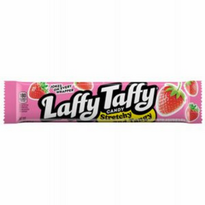 Laffy Taffy Stretchy & Tangy STRAWBERRY  Bar
(dated July 23)